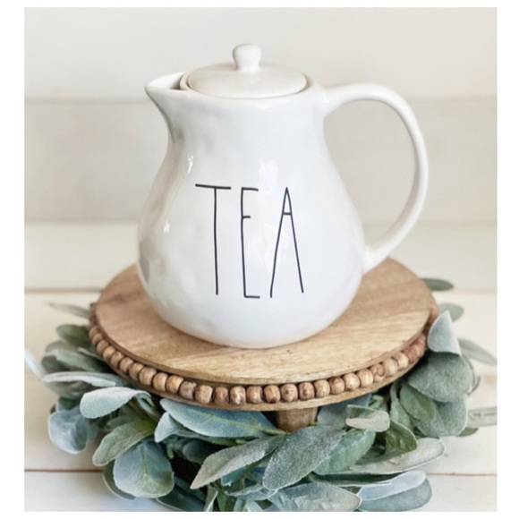 NEW Rae Dunn Teapot Tea Farmhouse - Picture 2 of 2